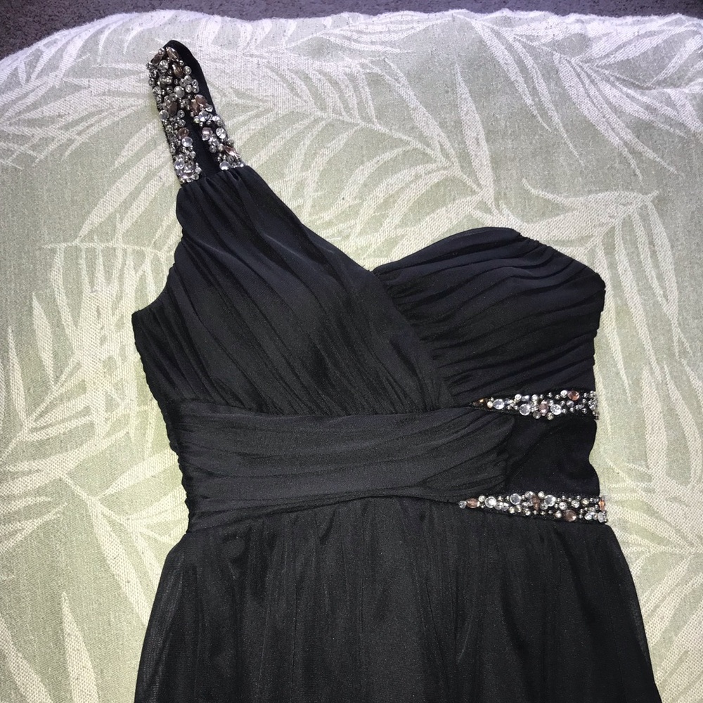 Black evening gown
